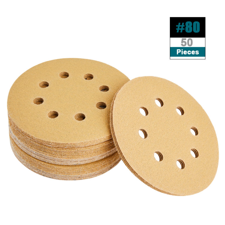 5”Hook&Loop Sanding Discs Grit 80 – arcoma.ca